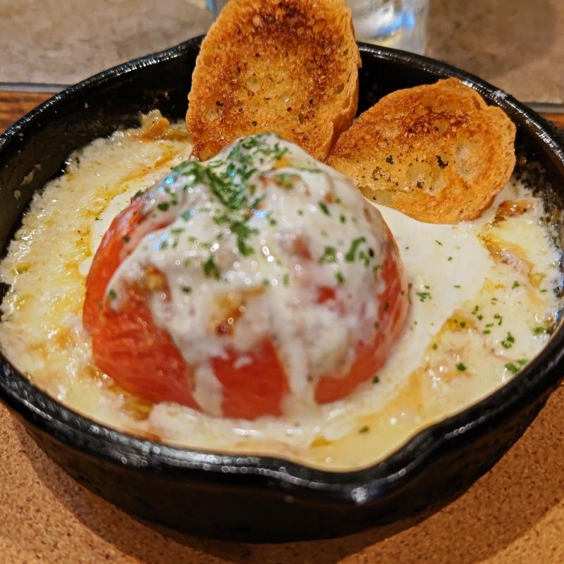 まるごとトマトのチーズ焼き(野毛 なおじ)