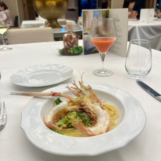 手長エビと九条ネギのパスタ(RISTORANTE “CANOVIANO”(リストランテ カノビアーノ))