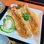 アジフライ定食