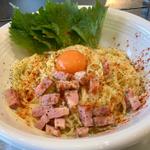 ペペロンチーノ　蘭王 ベーコン 大葉 (ペペロンチーノ専門店 【ぺろん】森ノ宮店)