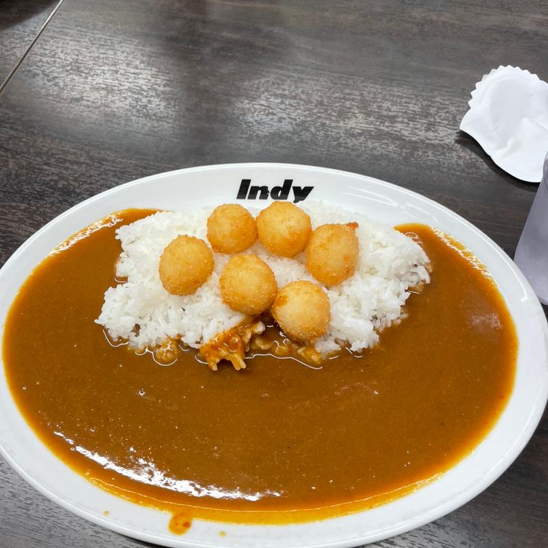うずらフライカレー(呑めるカレーハウス インディー内本町店(昼)／居酒屋バレル(夜))