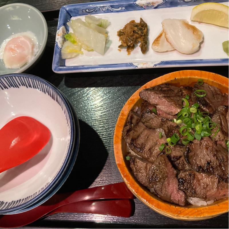 名物！炭火焼牛タンひつまぶし(御酒印船 仙台店 （ごしゅいんせん）)