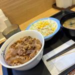牛めしランチセット（並盛）(松屋 渋谷清水橋店 )
