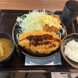 牡蠣ロース定食