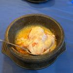 石焼リゾットまるごとトマトとパンチェッタ、モッツァレラチーズ