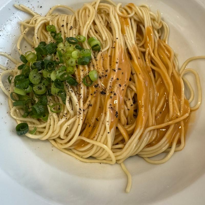 オマール海老ミソの和え玉(煮干らーめん紫乱)