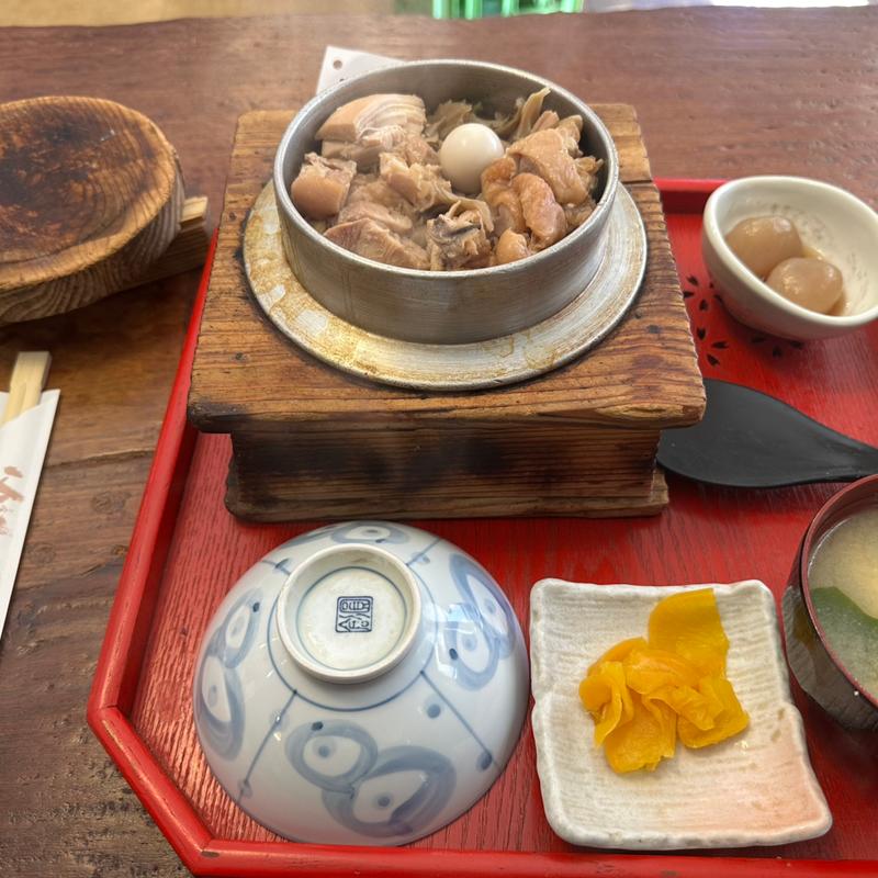鳥舞茸山菜釜飯(いいやま亭 )