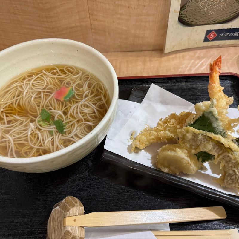 天ぷらそば(繁昌そば)