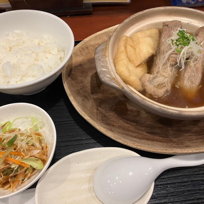 お得な肉骨茶ランチセット（regular）(肉骨茶（バクテー）)