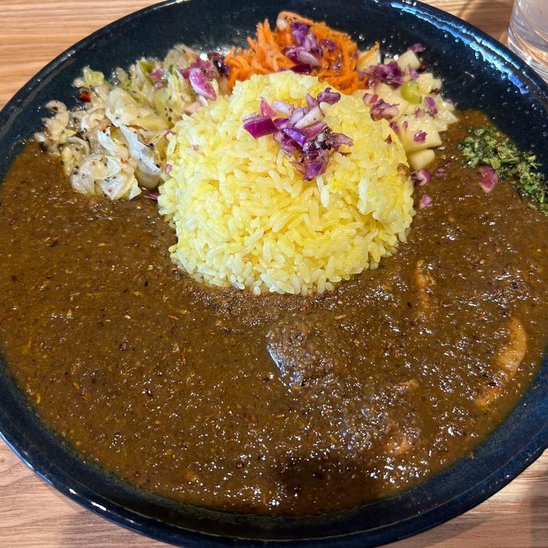 スパイシーチキンカレーZ定食(ハコ エビス （haco. 恵比寿）)