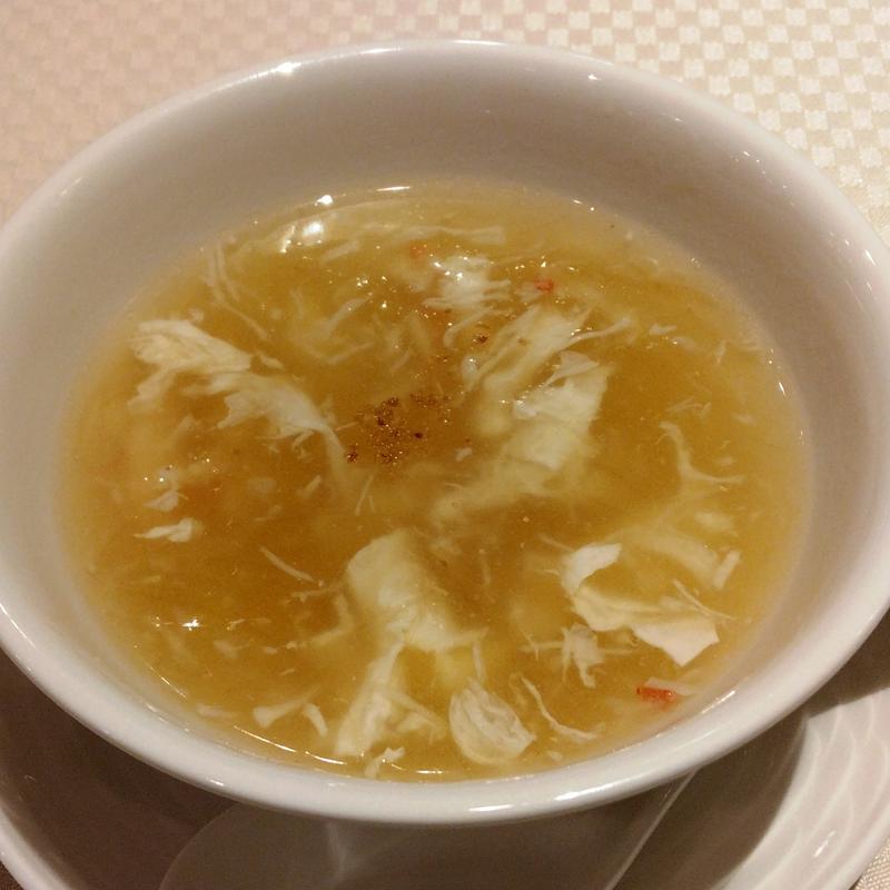 蟹肉入りフカヒレスープ(崎陽軒本店 嘉宮)