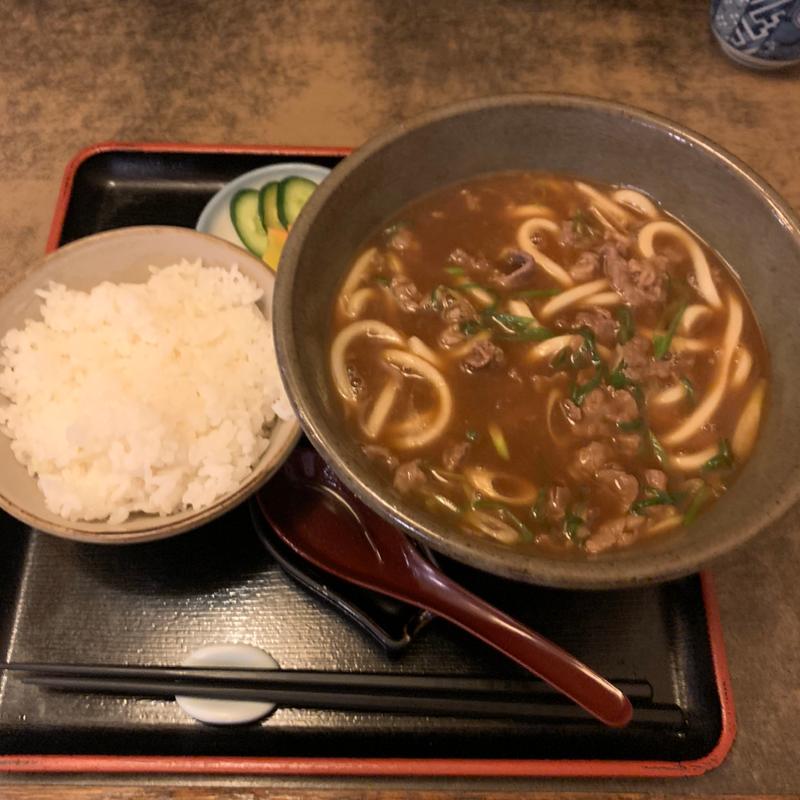 肉カレーうどん(めん房 やまもと )