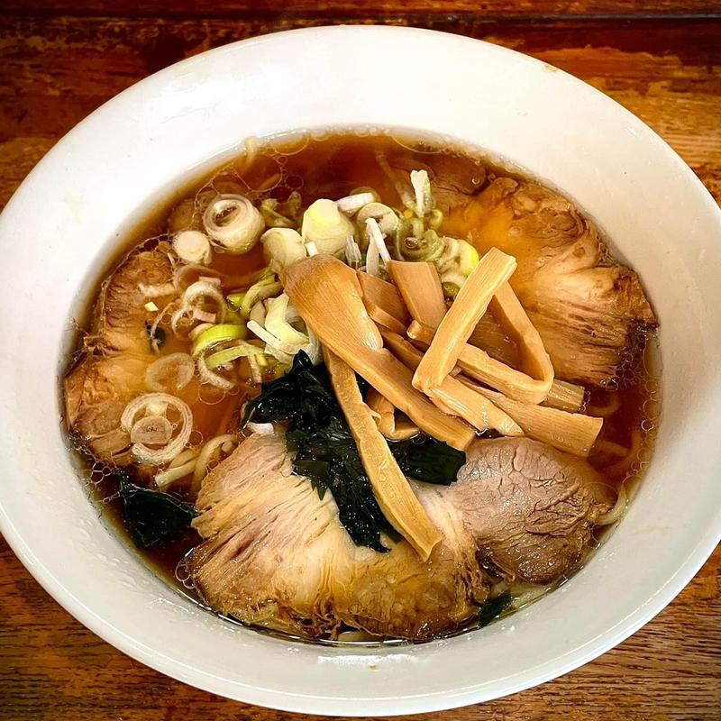 チャーシューメン(半チャンラーメンあかしや)