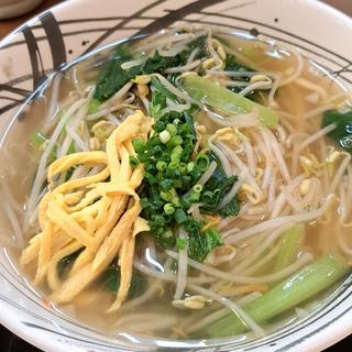 ゆで野菜そば(我部祖河食堂 美栄橋駅前店 )