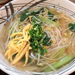 ゆで野菜そば