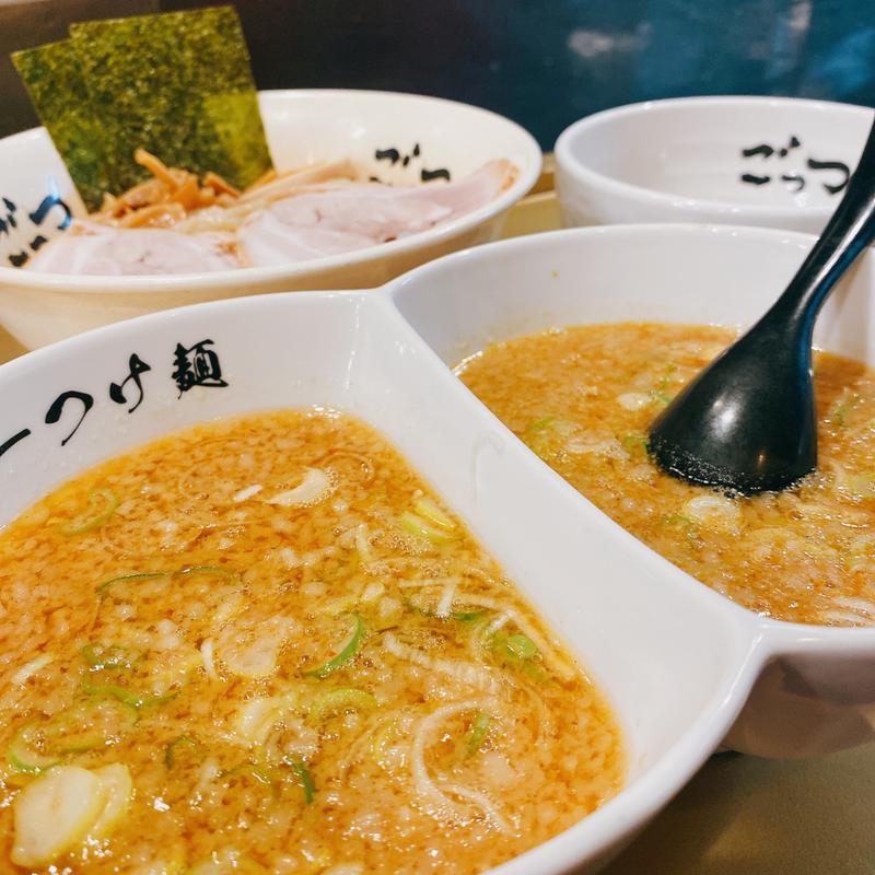 ごっ2ダブルつけ麺(超ごってり麺ごっつ 秋葉原店)