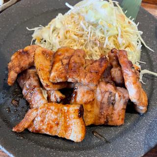 やきとんタレ焼き定食(骨付豚 弌歩 -IPPO- 西原店)