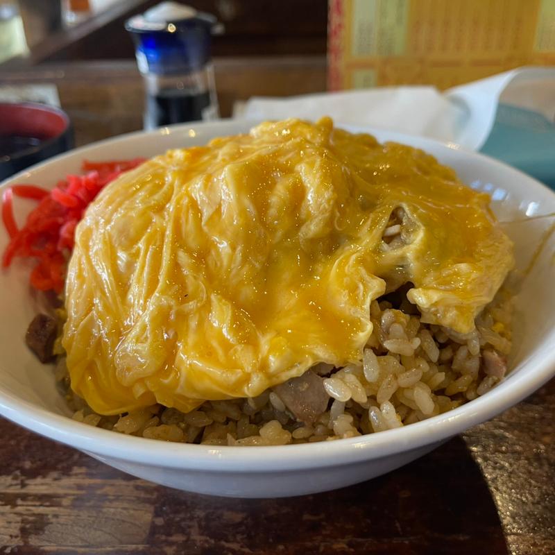 オムチャーハン　大盛り(中華屋 啓ちゃん(チュウカヤケイチャン))