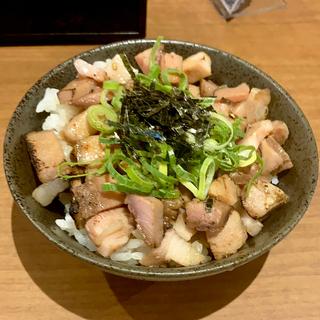 炙りチャーシュー丼セット(麺やaube)