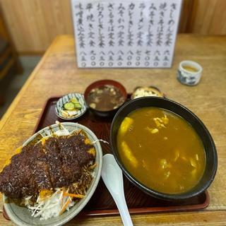 味噌カツ丼 カレーきしめん