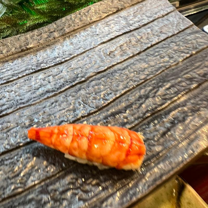 蒸しエビ(大黒鮨)