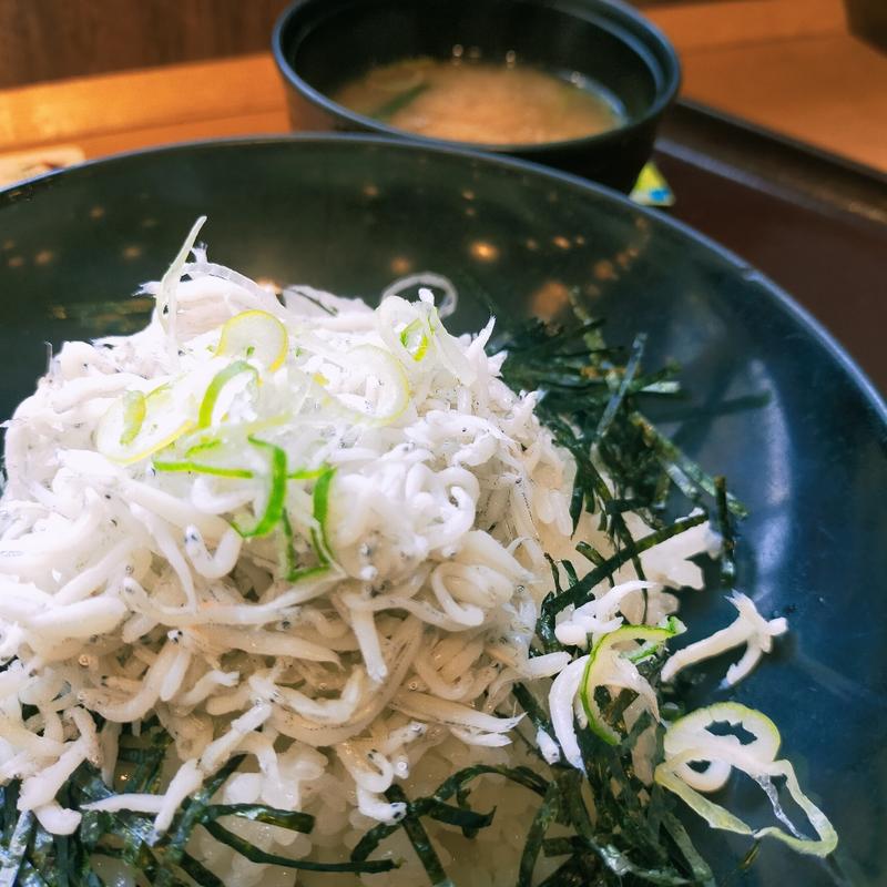 釜あげしらす丼(日本坂パーキングエリア下り線 ショッピングコーナー )