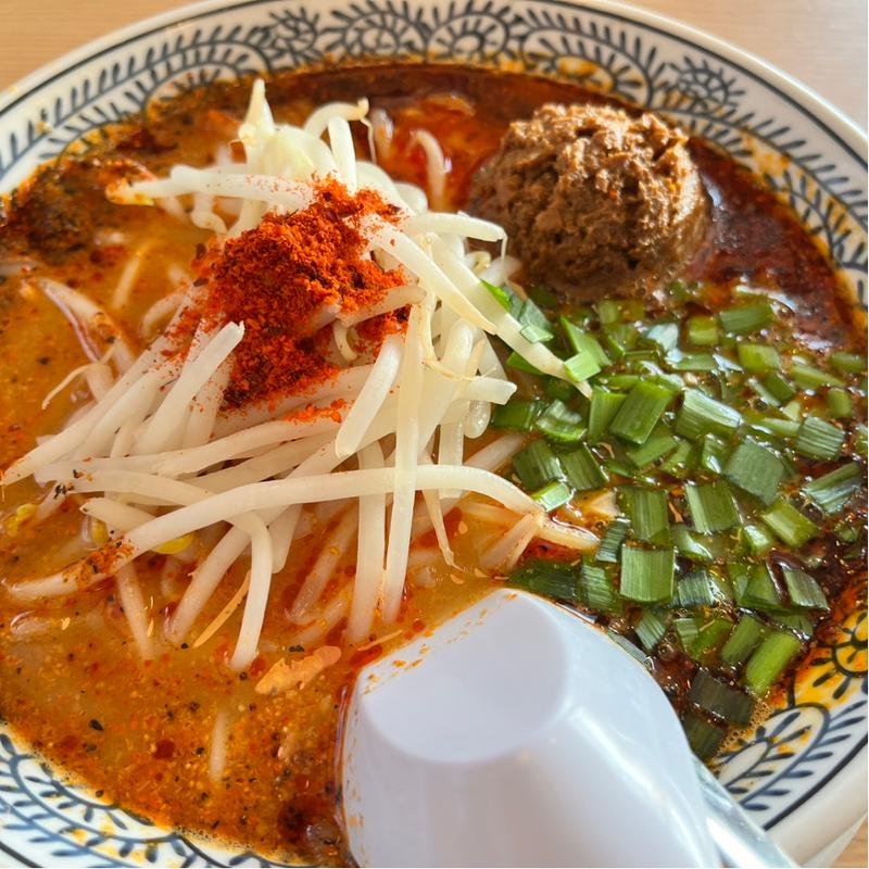 麻辣担々麺(丸源ラーメン 宇都宮御幸ヶ原店 )