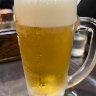 生ビール(餃子の店 新宿飯店)