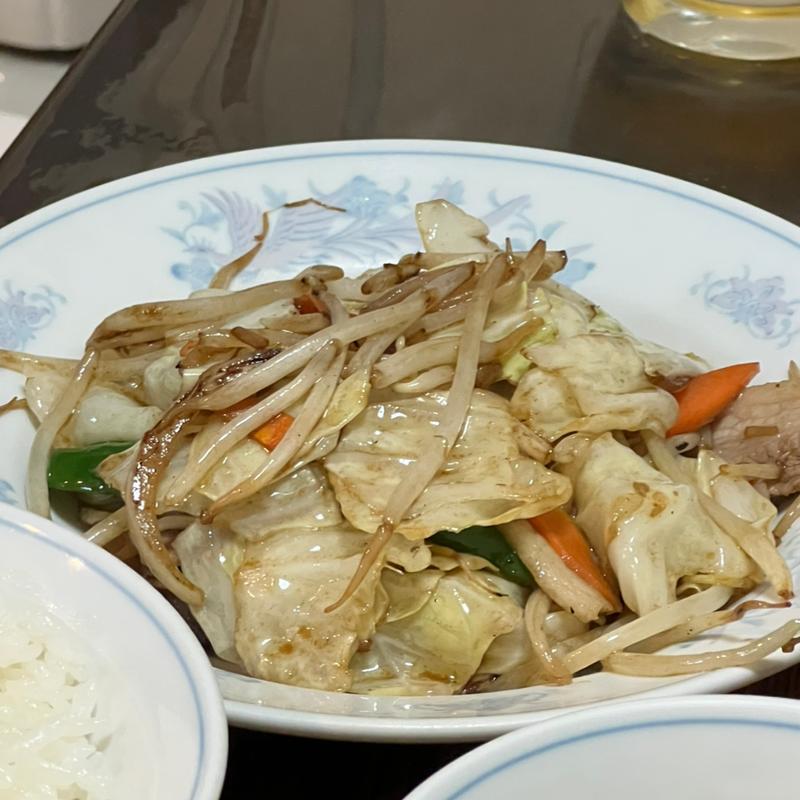 野菜炒め(餃子の店 新宿飯店)