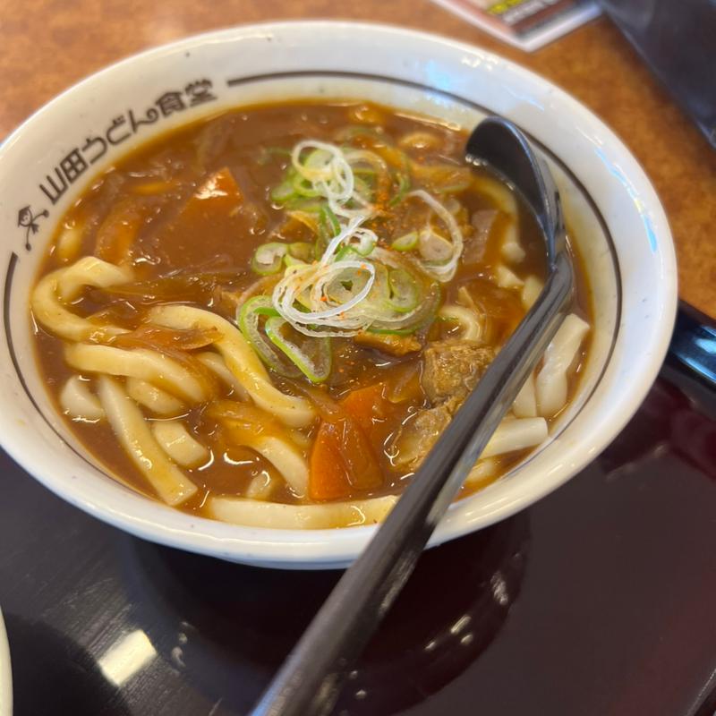 カレーうどん(山田うどん食堂 下赤坂店)