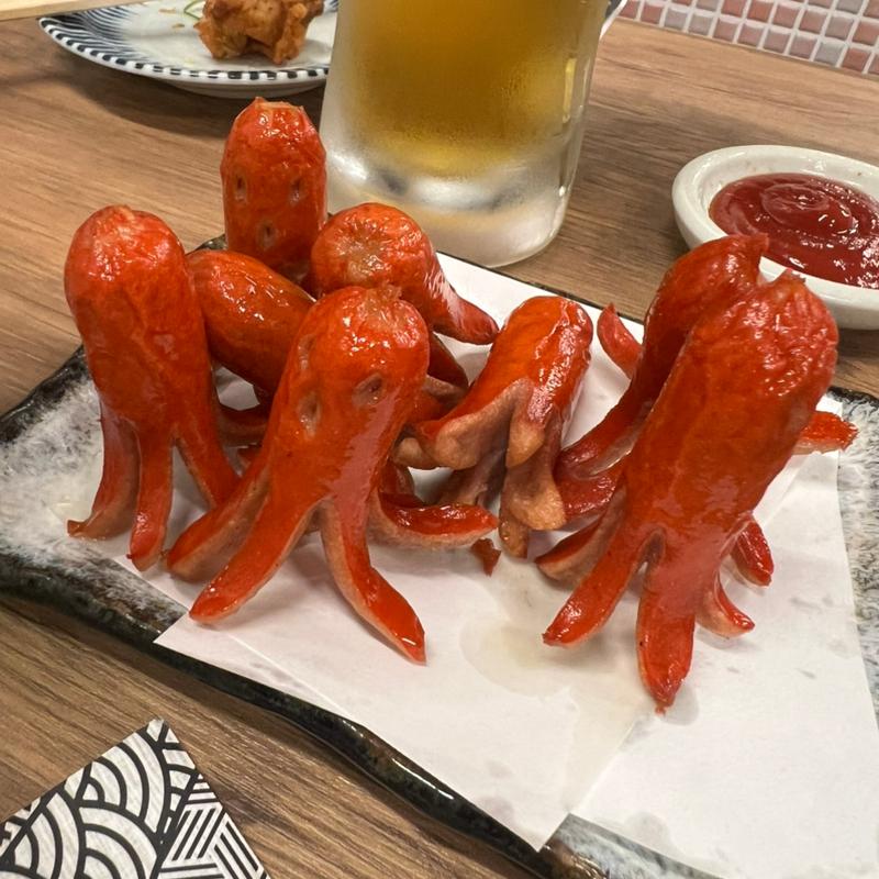 タコさんウインナー(町鮨とろたく 川越店)