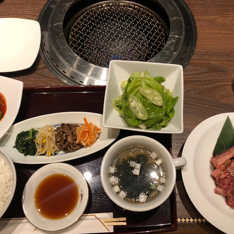 牛切落とし焼ランチ(叙々苑 川崎ルフロン店)