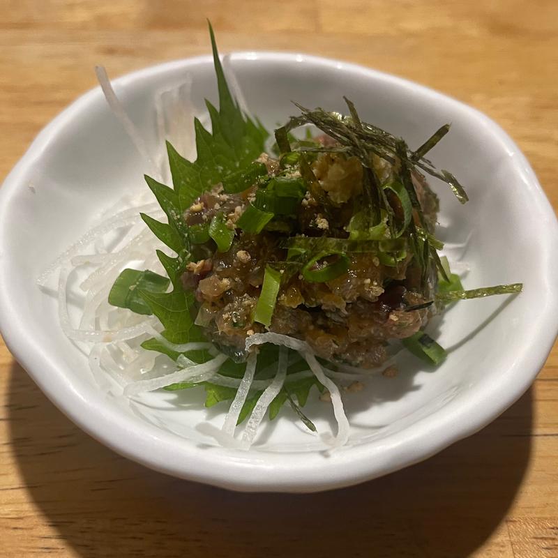 あじなめろう(名駅立呑 おお島)