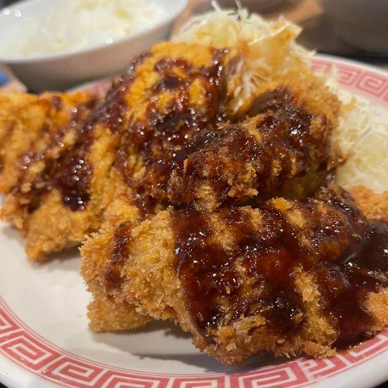 とんかつ定食(らぁめん空海)