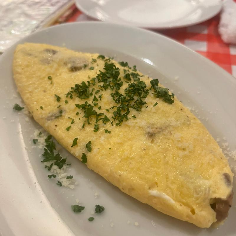 ポルチーニ茸のチーズオムレツ(ha-na （ハナ）)