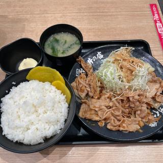 生姜焼き定食(伝説のすた丼屋 NEOPASA清水店)
