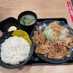 生姜焼き定食(伝説のすた丼屋 NEOPASA清水店)
