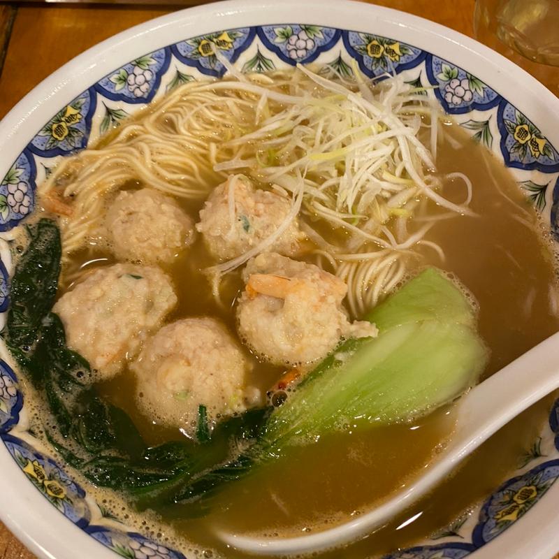 海老味噌ラーメン(中国ラーメン揚州商人 新横浜店)