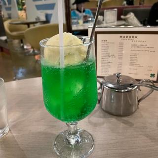 クリームソーダ(マズラ喫茶店)