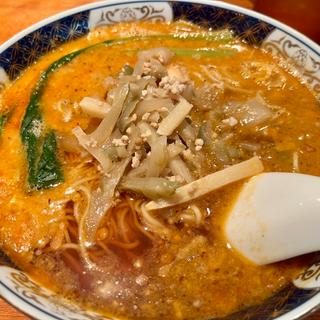 搾菜担々麺(支那麺 はしご 銀座四丁目店)
