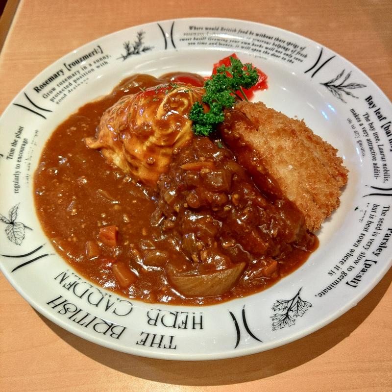 オムカツカレー(ピノキオさくら野 北上店 )