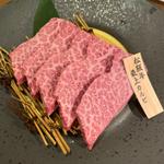 松阪牛最上カルビ(炭火焼肉 味覚園 南2条店)