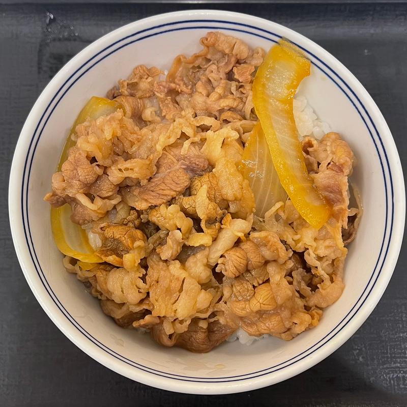 朝牛セット(吉野家 名駅サンロード店)