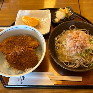 ミニソースカツ丼とミニおろし蕎麦のセット(福そば （フクソバ）)