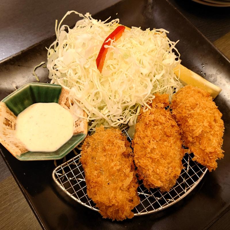 カキフライ3個(坂東太郎 鹿嶋店 （ばんどうたろう）)