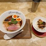熟成醤油全乗せ+炙鴨ごはん(拉麺ぶらい)