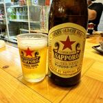 サッポロ赤星ラガー(大衆酒場 チャン栓チャン)
