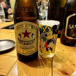 サッポロ赤星ラガー(大衆酒場 チャン栓チャン)