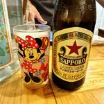 サッポロ赤星ラガー(大衆酒場 チャン栓チャン)