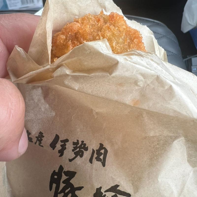 豚捨のコロッケ(道の駅 津かわげ)